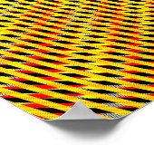 Overlapping Pataphysical Spirals var 2 Poster (Hoek)