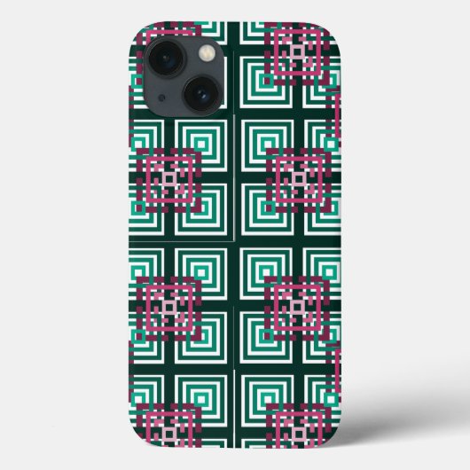 Overlapping Squares Case-Mate iPhone Case (Achterkant)