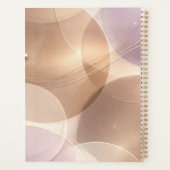 Overlapping translucent circles AI art  Planner (Achterkant)