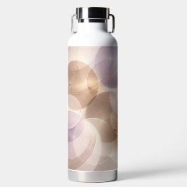 Overlapping translucent circles AI art  Waterfles