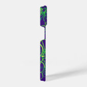 Overlapte fietsen op blauw iPhone hoesje (Rechterkant)