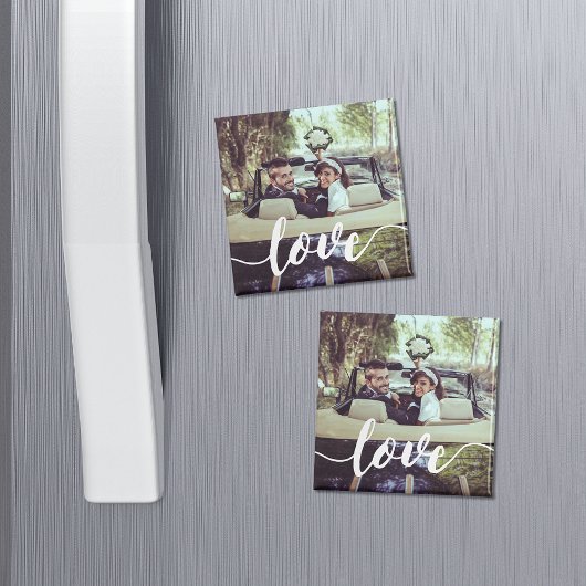 Overlay-foto van Love Script Magneet