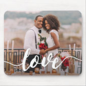 Overlay-foto van Love Script Muismat (Voorkant)