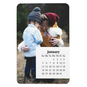 Overlay Kalender januari 2025 Magneet