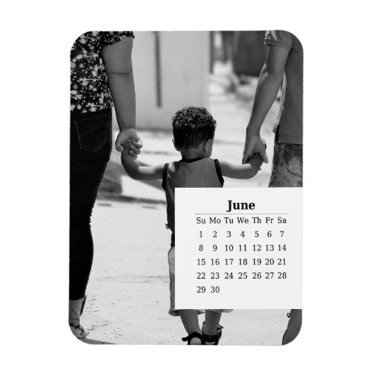 Overlay Kalender juni 2025 Magneet (Verticaal)