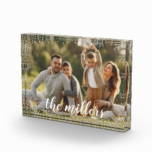 Overlay van het Manuscript van de Familienaam Fotoblokken