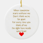 Overleden Pet Memorial Keramisch Ornament (Achterkant)