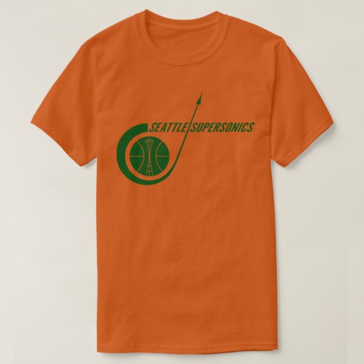 Overleden Seattle Basketball T-shirt (Design voorkant)