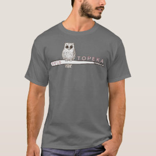 Overleden Topeka Uilen Minor League Baseball 1952 T-shirt