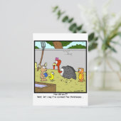 Overleef Kerstmis! Feestdagenkaart (Staand voorkant)