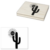 Overleven op zonneschijn en spit 	rubberstempel (Gestempeld)