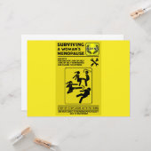 Overleven van de menopauze kaart (Voorkant / Achterkant in situ)