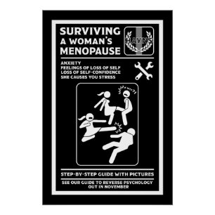 Overleven van de menopauze perfect poster