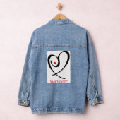 OVERLEVEND jasje. Grootste BC/Cancer logo ooit! Denim Jacket (Hangar)