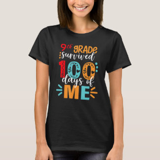 Overlevende 100 dagen 9e graad 100e dag van de sch t-shirt