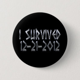 Overlevende 2012 ronde button 5,7 cm