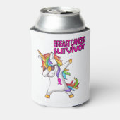 Overlevende borstkanker Stand-Fight-Win Blikjeskoeler (Blikje Achterkant)