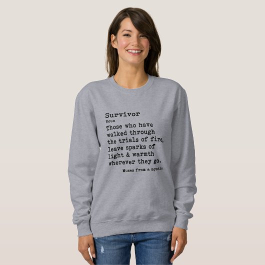 Overlevende: Crew Neck Trui (Voorkant volledig)