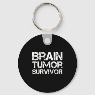 Overlevende Hersen Tumor Voor Hersen Kanker Bewust Sleutelhanger