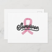 overlevende kanker briefkaart (Voorkant / Achterkant)