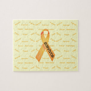 Overlevende kinderkanker Puzzle in tin Legpuzzel