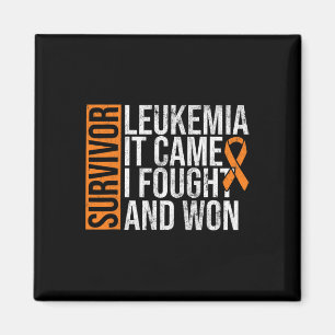 Overlevende leukemie werd bevochten gewonnen leuke magneet