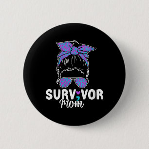 Overlevende Moeder - Komma Preventie Ronde Button 5,7 Cm