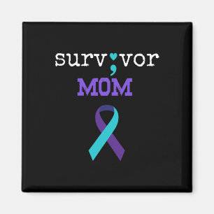 Overlevende Moeder - Semicolon Gift Zelfmoord Prev Magneet