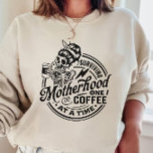 Overlevende moederschap één koffie per keer trui