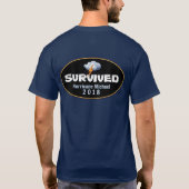 Overlevende orkaan Michael 2018 T-shirt (Achterkant)