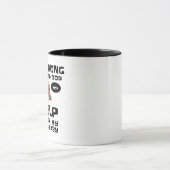 Overlevende ouderschap met een beetje hulp mok (Midden)