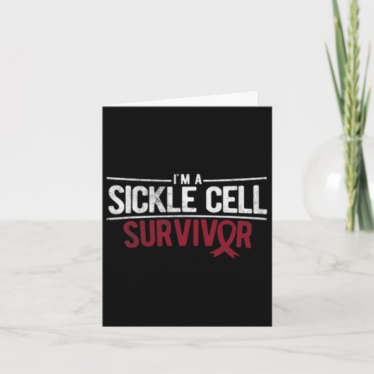 Overlevende sikkelcel kaart (Voorkant)
