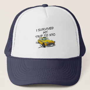 Overlevende Trip NYC Funny Trucker Hat Pet