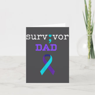 Overlevende Vader - Puntkomma Geschenk Zelfmoordpr Kaart