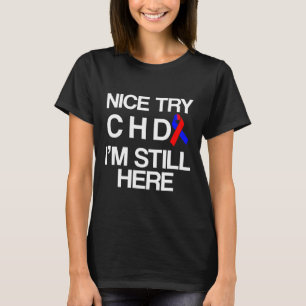 Overlevende van aangeboren hartafwijking CHD-strij T-shirt