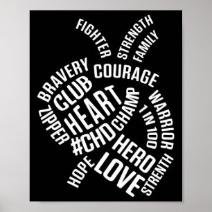 Overlevende van aangeboren hartafwijking Hart Chd Poster