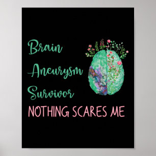 Overlevende van aneurysma Niets maakt me bang 1  Poster