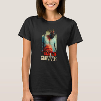 Overlevende van buikpijn Maagpijn Mijn buik doet p T-shirt