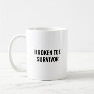 Overlevende van Gebroken Teen Grappig Geschenk om Koffiemok
