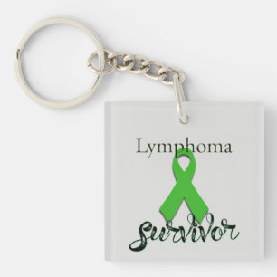 Overlevende van lymfoom sleutelhanger