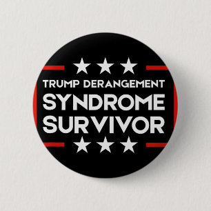 Overlevende van Trump Derangement Syndroom Ronde Button 5,7 Cm