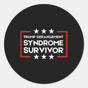 Overlevende van Trump Derangement Syndroom Ronde Sticker