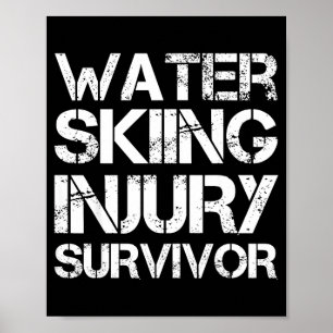 Overlevende van water-ski-ongeluk poster