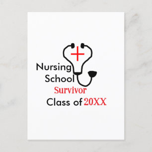 Overlevende verpleegsterschool klas van 20XX medis Briefkaart