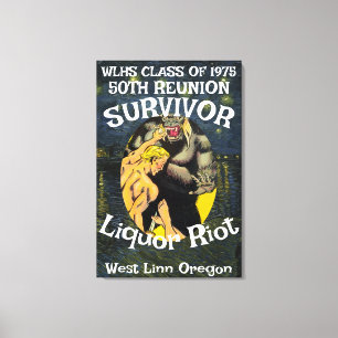 Overlevende WLHS 50E REÜNIEKLAS 1975 Canvas Afdruk