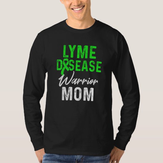 Overlevende ziekte van Lyme Warrior Awareness 52 T-shirt (Voorkant)