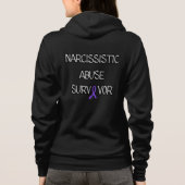 OVERLEVER/WOORDEN.. Narcistisch misbruik Hoodie (Achterkant)