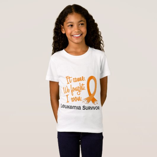 Overleving 11 Leukemie T-shirt (Voorkant volledig)