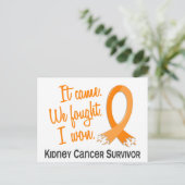 Overleving 11 Nierkanker Briefkaart (Staand voorkant)