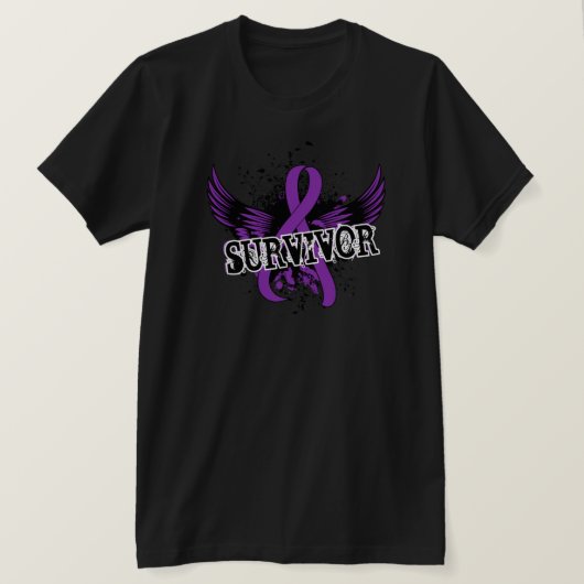 Overleving 16 Pancreaskanker T-shirt (Design voorkant)